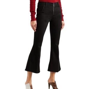 NEW Frame Denim Le Crop Bell Vian Black Jeans 26